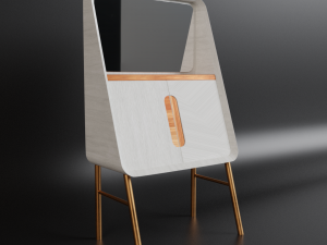 Mirror Sideboard Modelo 3D
