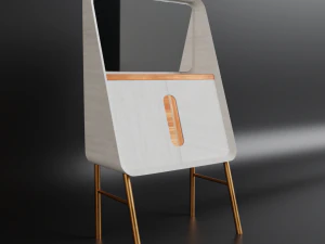 Aparador Espelho Modelo 3D