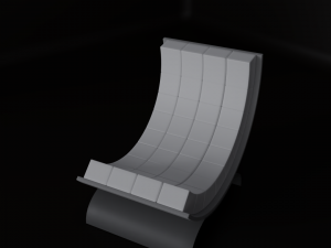 Cadeira Cubo Office 3D Model