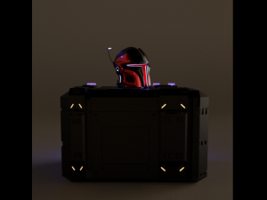 Helmet box 3D 模型