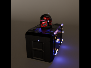 Helmet box 3D 模型