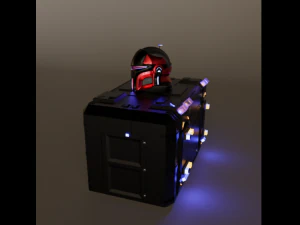 Caixa de capacete Modelo 3D