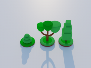 Tree Isometric 3D Model