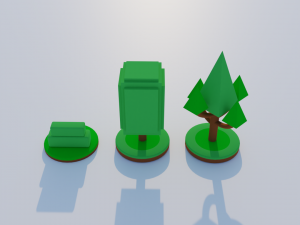 Tree Isometric 3D Model