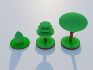 Tree Isometric 3D Model