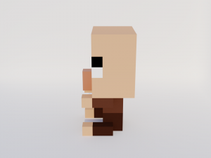 Villager NPC Minecraft Model 3D