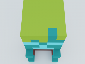 Drowned Plush Minecraft Model 3D