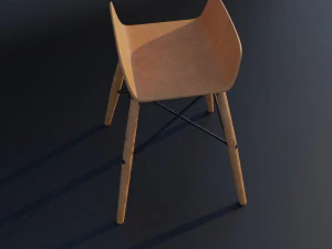 Chair Stool Eames Eiffel 3D Model
