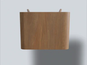 Bedside Table Eames Eiffel 3D Model