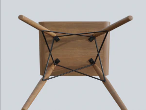 Bedside Table Eames Eiffel 3D Model