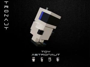 Lalka astronauta Model 3D