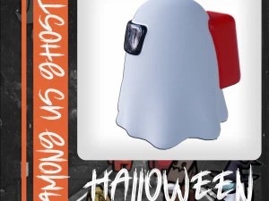 Among Us Ghost Halloween 3D Model