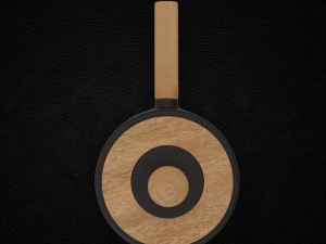 Saucepan Wood Style 3D Model