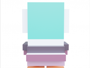 Duck Duck Isometric 3D Model