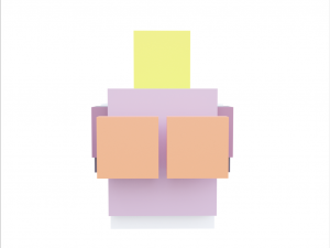 Duck Duck Isometric 3D Model