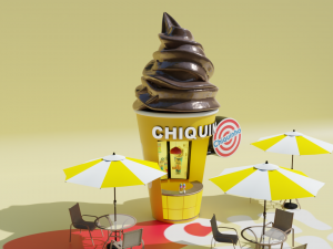 Scene Arch Chiquinho Ice Cream Modelo 3D