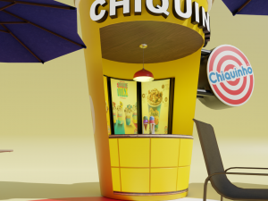 Scene Arch Chiquinho Ice Cream 3D Model