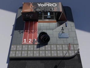 Akademia Białkowa YoPRO Model 3D