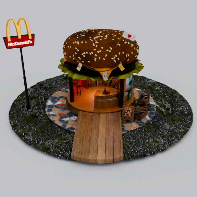 Mcdonalds burger sale