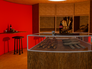 McDonalds burger shop 3D 模型