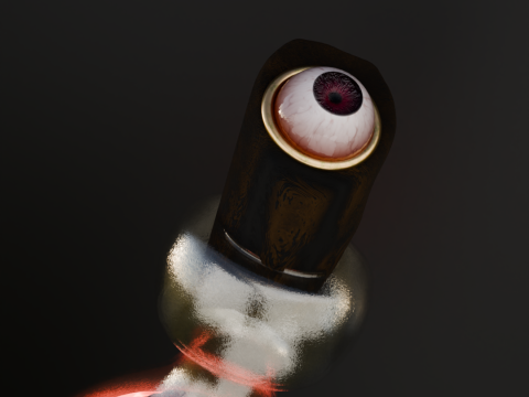 Potion Brain MindEye Elixir Modello 3D
