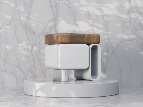 Unieke nachtkastjeontwerpen in 3D 3D Model