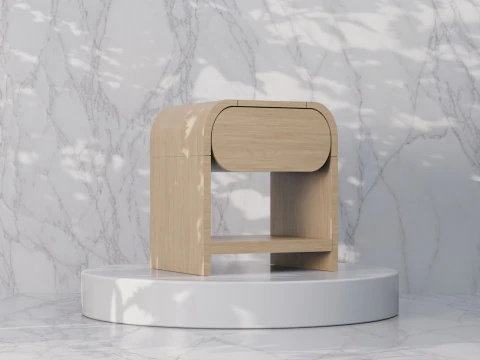 Unique Nightstand Designs in 3D 3D Model