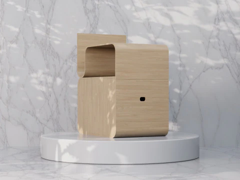 Unique Nightstand Designs in 3D 3D Model