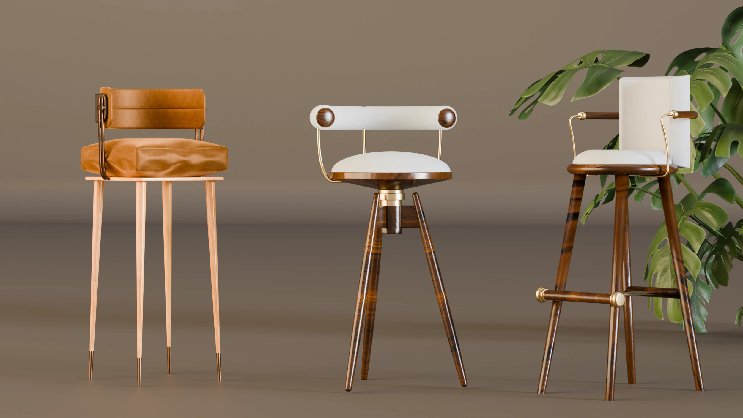 Unique Chair Designs 3D Model .c4d .max .obj .3ds .fbx .stl .blend 