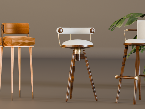 Unique Chair Designs 3D 模型