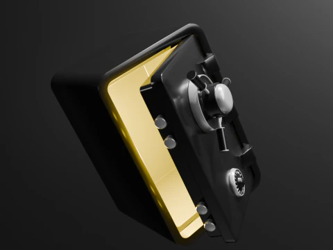 Pacote de &iacute;cones Safebox Modelo 3D