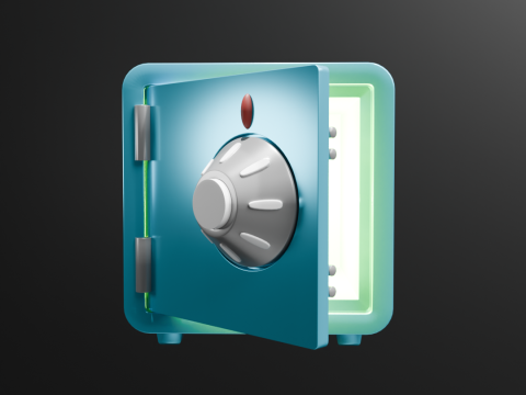 Safebox Icon Pack 3D 모델