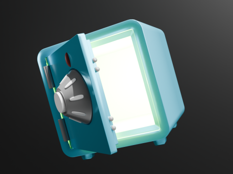Safebox Icon Pack 3D 모델