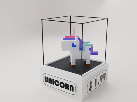 동물 아이소메트릭 복셀 팩 3D 모델