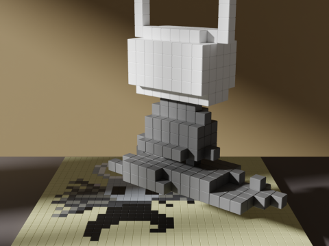 Hollow Knight Voxel Stylized Cubic 3D Model