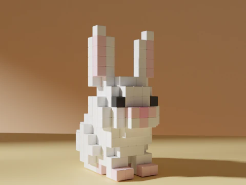 Easter Bunny Model Pack 3D Model