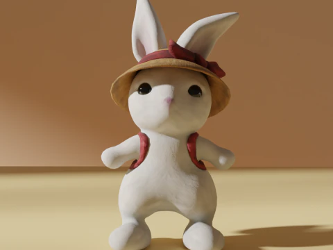 Easter Bunny Model Pack 3D Model