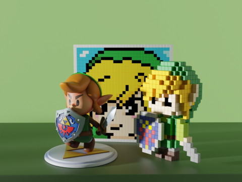 Link The Legend of Zelda Modelo 3D