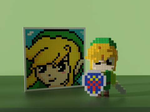 Link The Legend of Zelda Modelo 3D