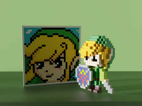 Link The Legend of Zelda Modelo 3D
