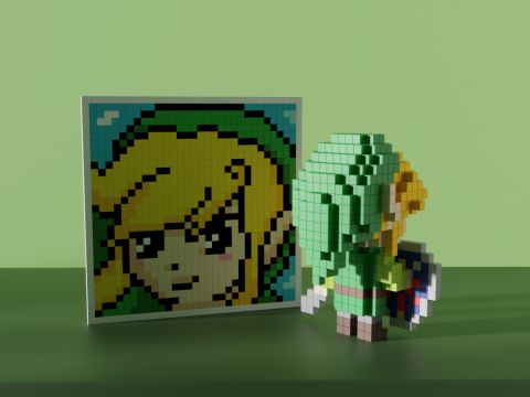 Link The Legend of Zelda Modelo 3D