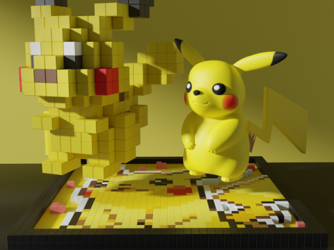 Pikachu Pokemon Model 3D