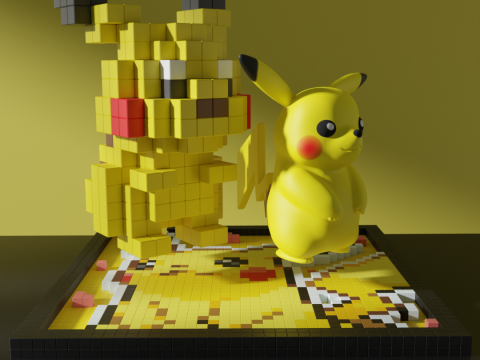 Pikachu Pokemon Model 3D