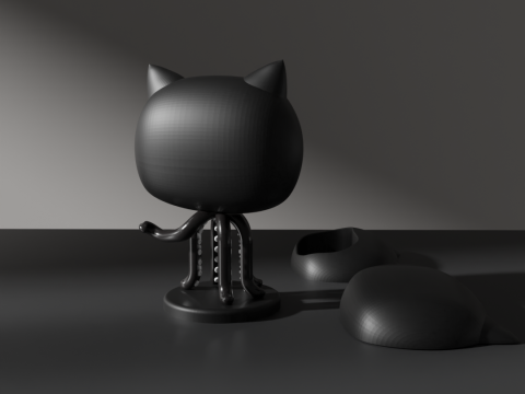 GitHub Copilot Logo Models Modelo 3D