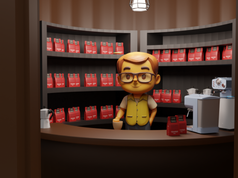 Starbucks Miniature Coffee Shop Diorama Scene Modelo 3D