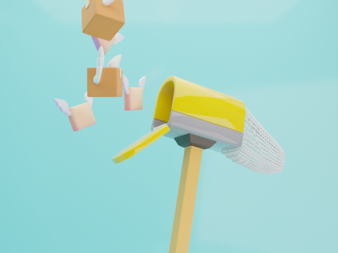 Butterfly Net with Flying Mailbox 3D Model