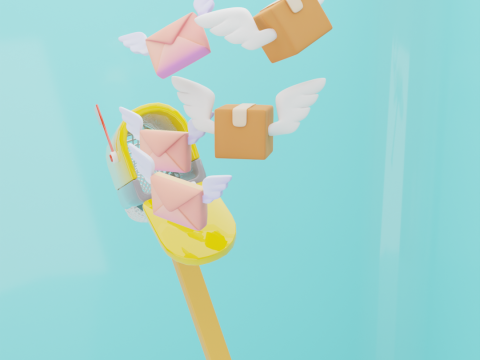 Butterfly Net with Flying Mailbox 3D Model