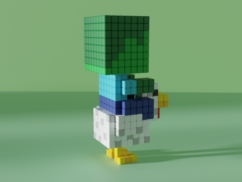 Chicken Jockey 3D 模型