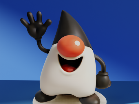 Java Mascot Duke 3D Model