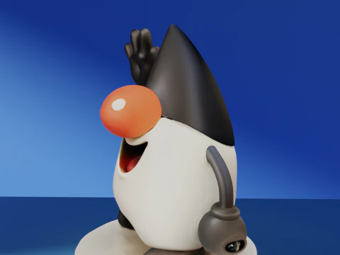 Mascote de Java Duque Modelo 3D